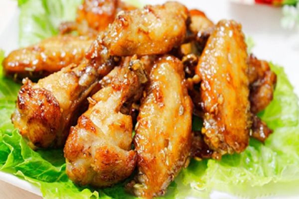 cánh vịt sốt rô ti