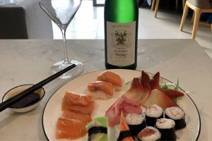 Sushi kèm với Riesling